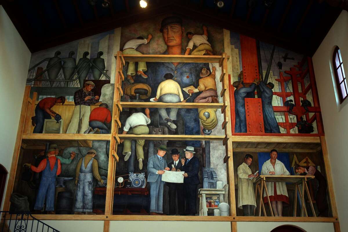 The famed Diego Rivera mural “The Making of a Fresco Showing the Building of a City,” owned by the San Francisco Art Institute, could be sold or endowed during the school’s financial troubles.