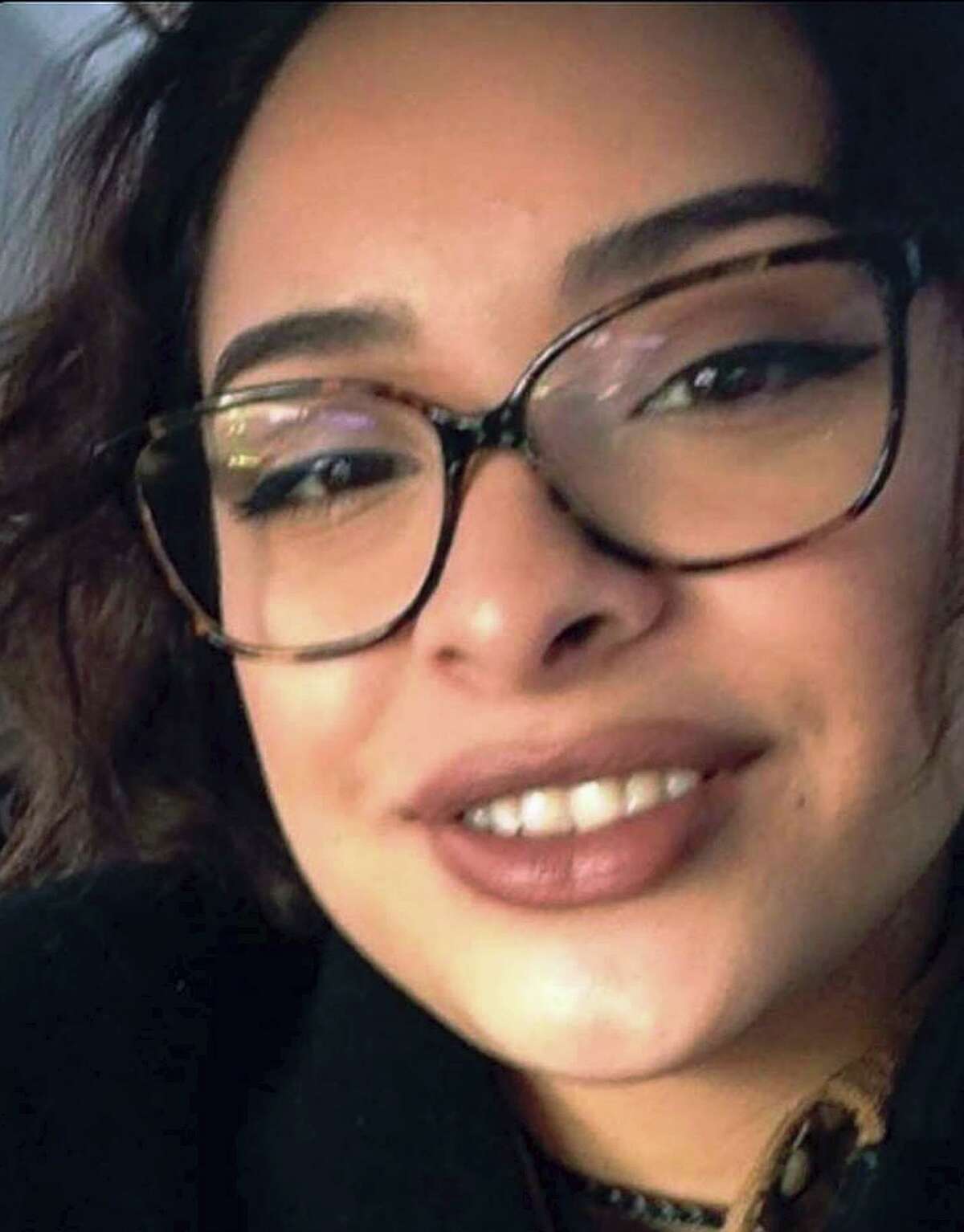 This undated photo provided by her family via the Greenwich Police Department shows Valerie Reyes, whose body was found inside a suitcase by highway workers on Tuesday, Feb. 6, 2019, in Greenwich, Conn.