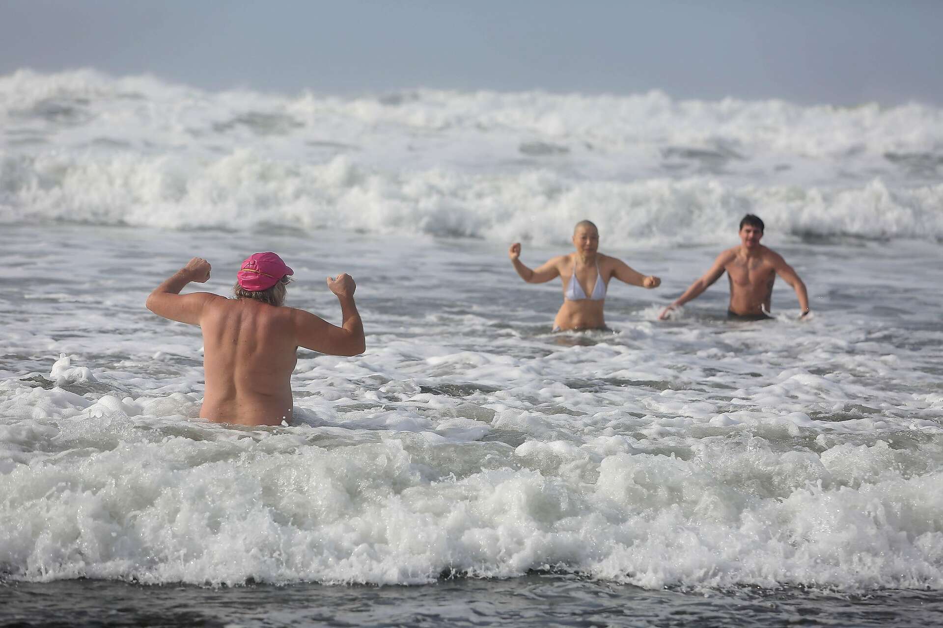 Hundreds in S.F. plunge into 2021 with Pacific Ocean dip, clothed or  otherwise