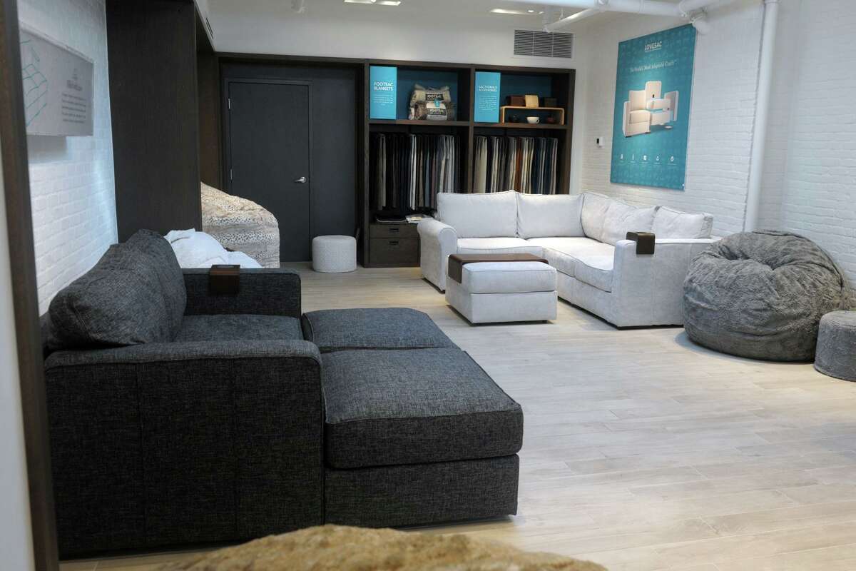 Lovesac has a showroom at 68 Post Road E., in downtown Westport, Conn.