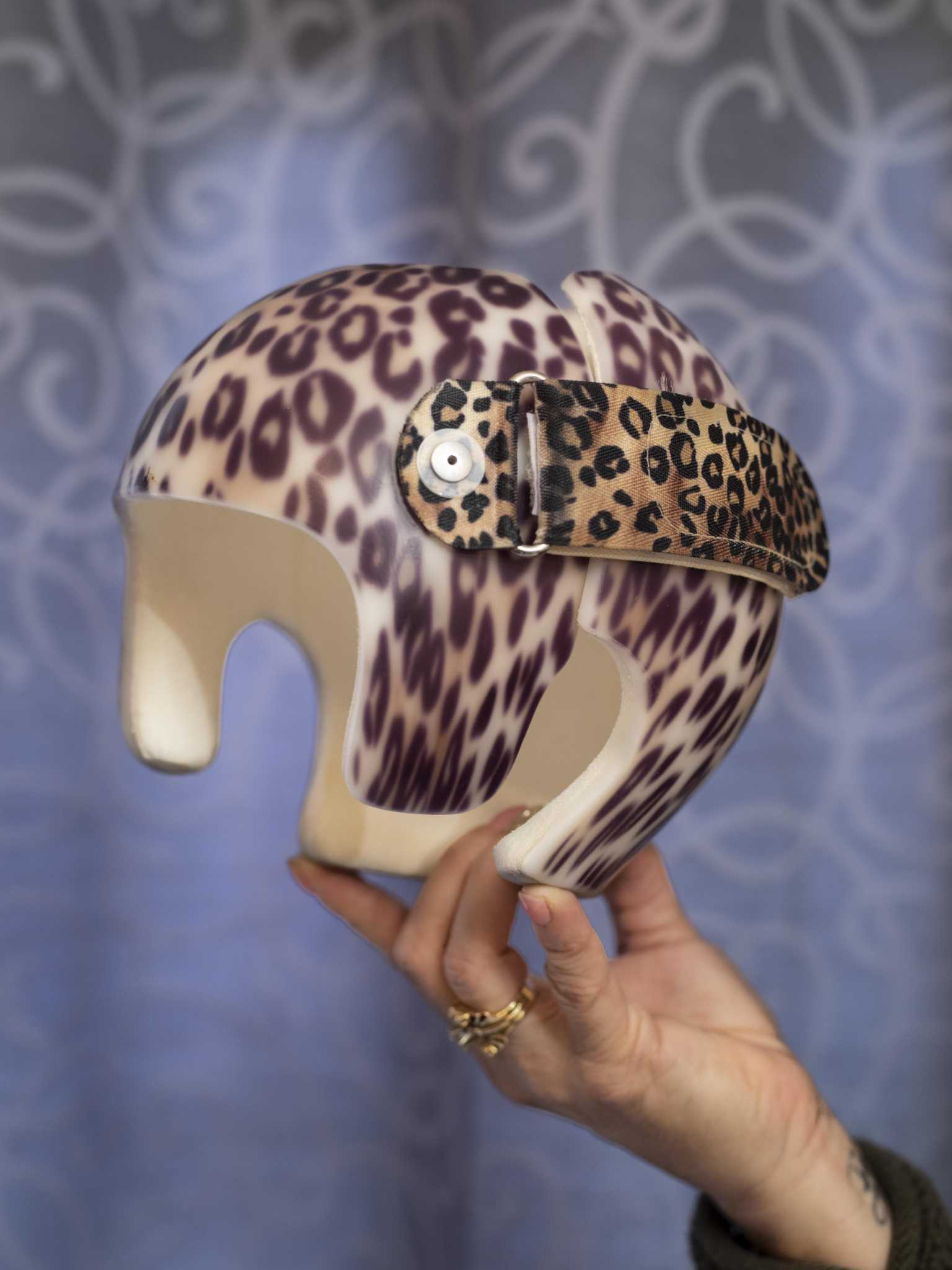 Animal print hot sale helmet