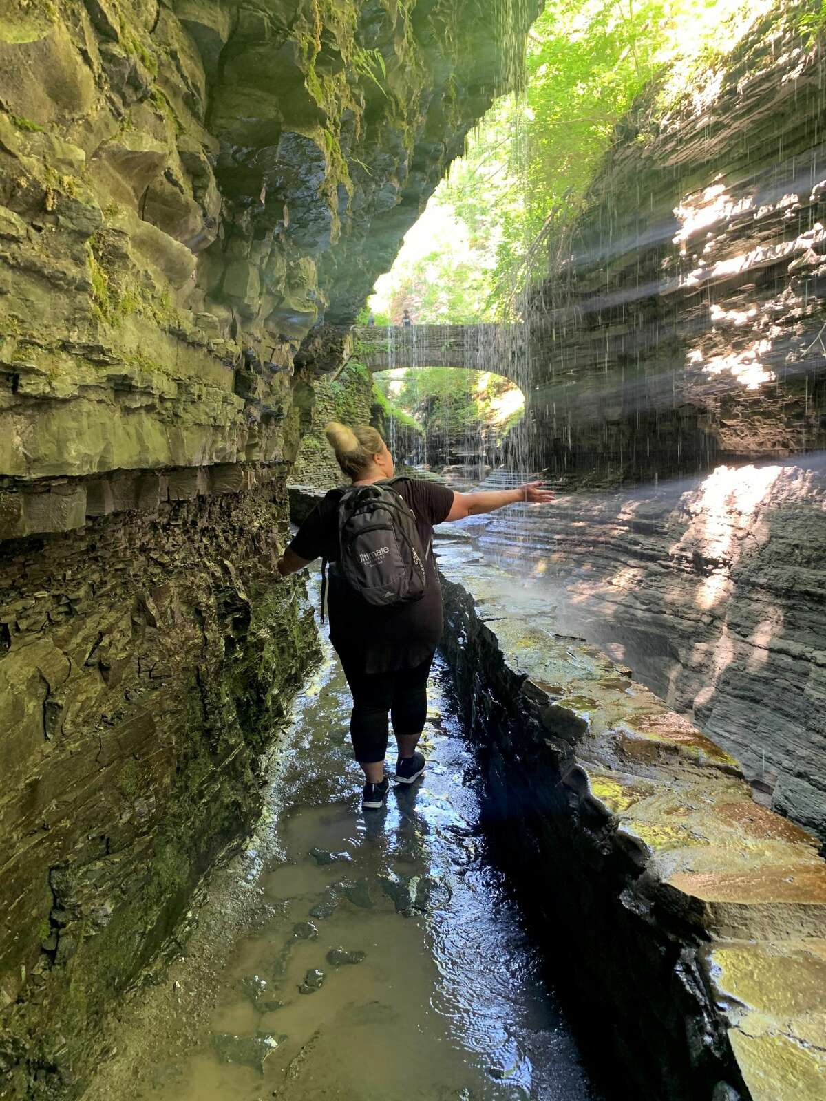 Writer Jessica Kelly at Watkins Glen on one of her solo trips.