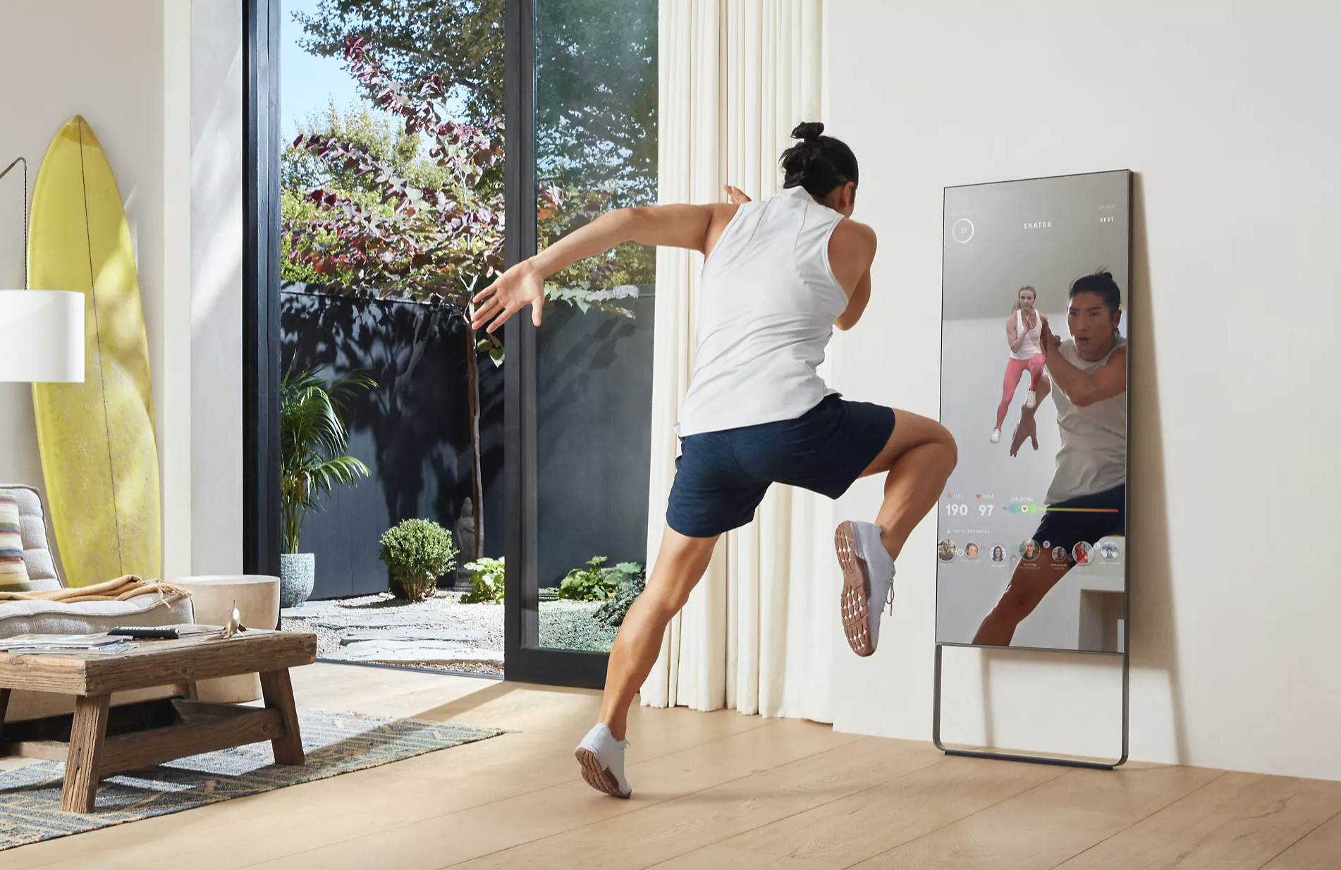 Similar to mirror workout outlet
