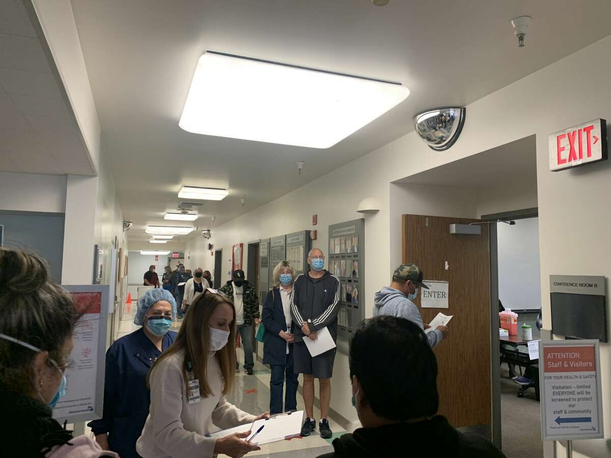 Adventist Health Ukiah Valley Medical Center distributed hundreds of Moderna COVID-19 vaccines on Monday, Jan. 4, 2020, after a refrigerator failed.