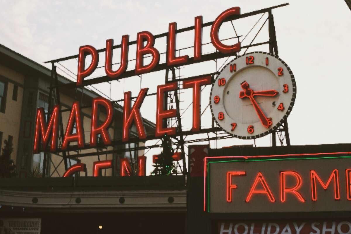 Pike Place Market in Seattle, Wash.