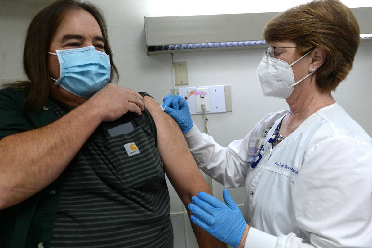 Photos: Christus Jasper Memorial administers first COVID-19 vaccines