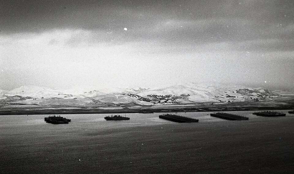 Snow covered the Bay Area in 1976. Here’s what it looked like from a plane