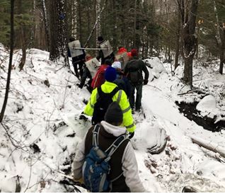 Hiker takes 30-foot fall, another in sneakers hurt on ice - Vimarsana News