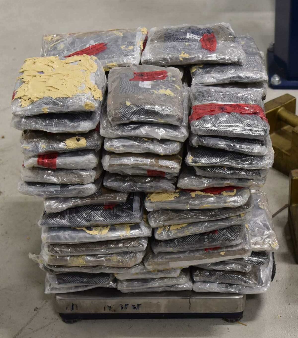 U.S. Customs and Border Protection officers recently seized these $2.5 million of meth at the Juarez-Lincoln International Bridge. A man was arrested in connection with the case.