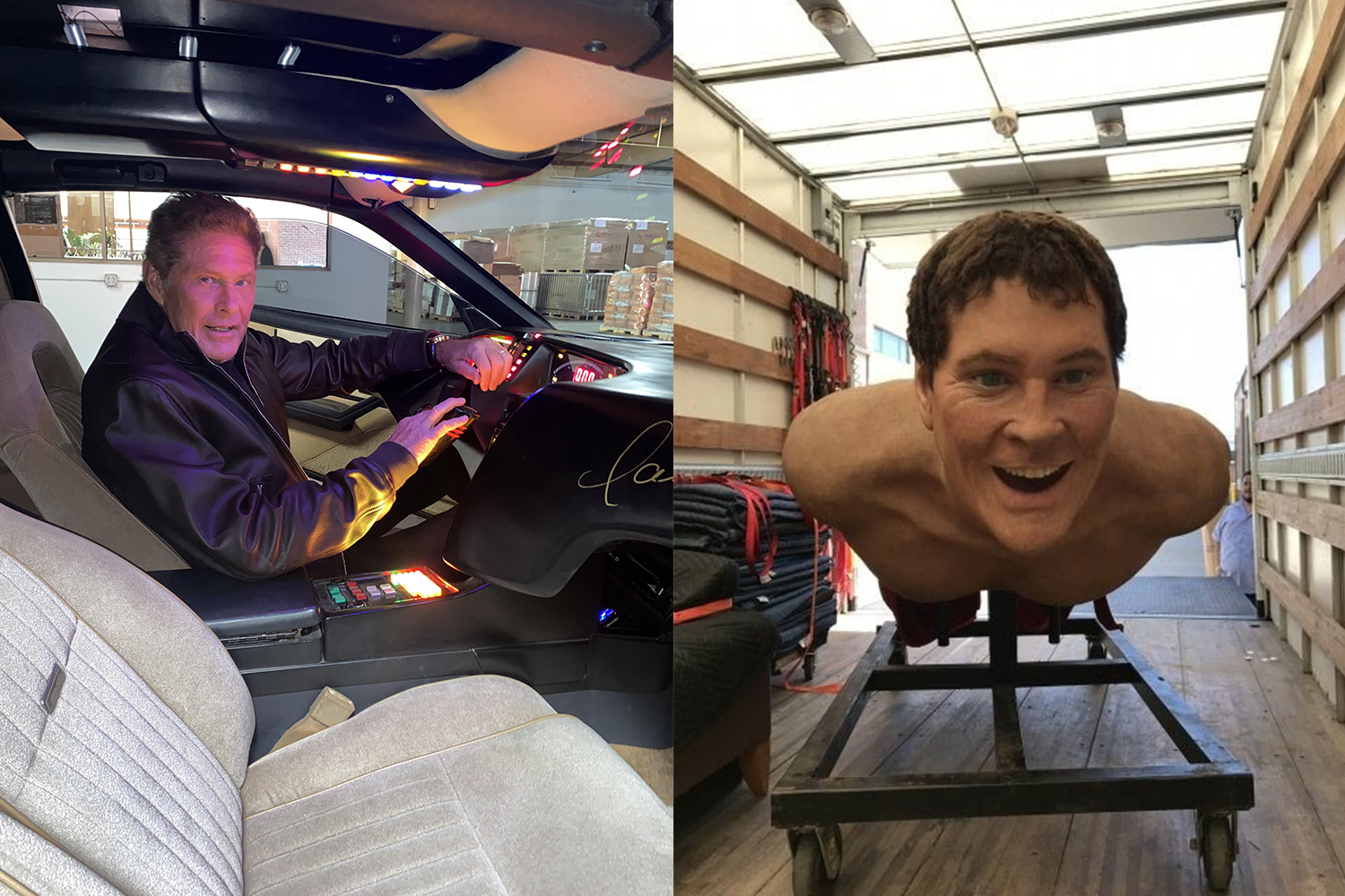 David Hasselhoff Is Selling His 14-Foot Statue and Personal "Knight Rider" Car - Vimarsana News