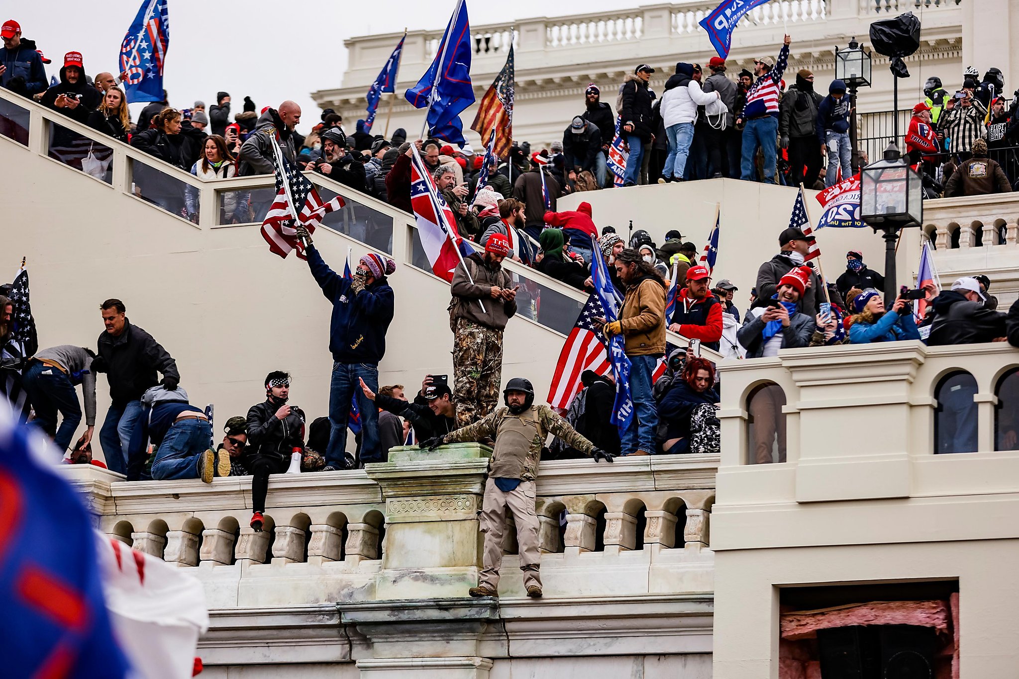 McClain, Peters both safe as mob descends on Capitol - Vimarsana News