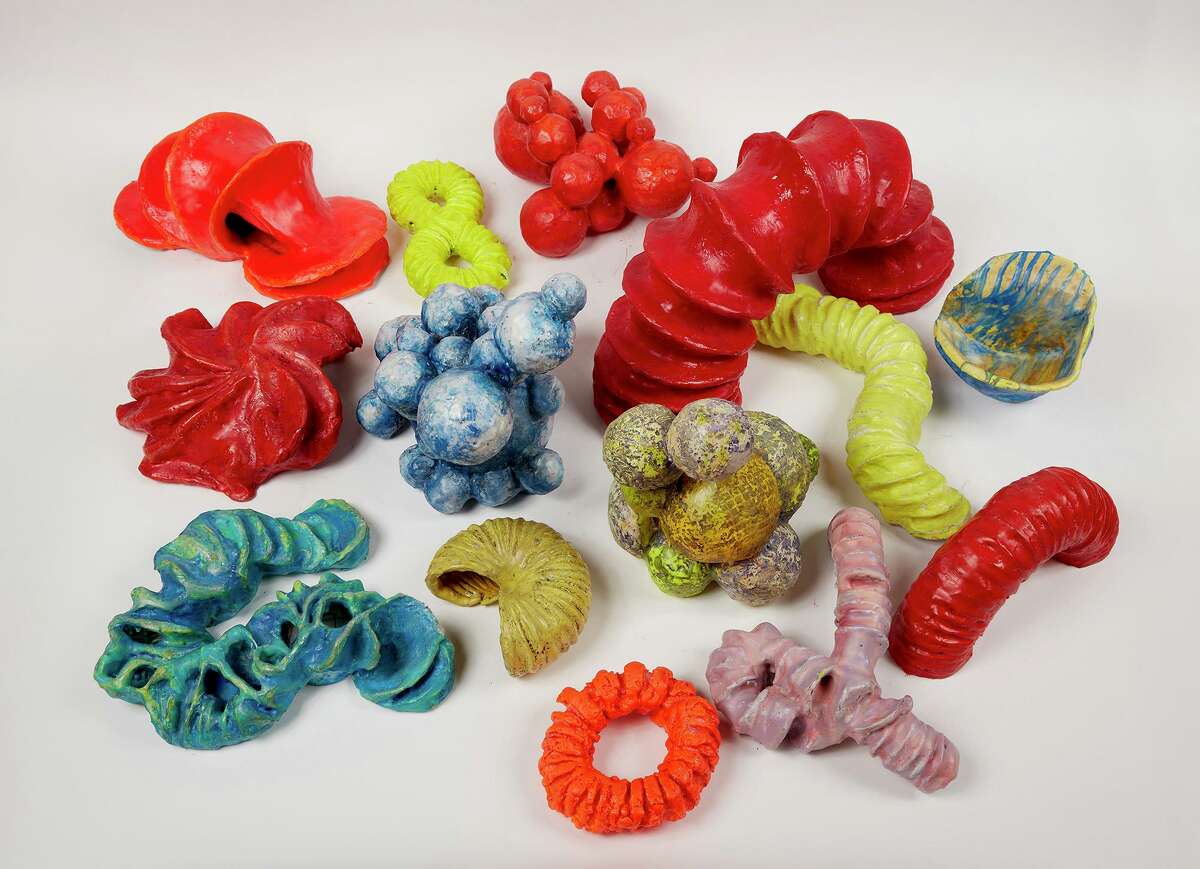 Ruth Sack's assorted sculptures, range 3