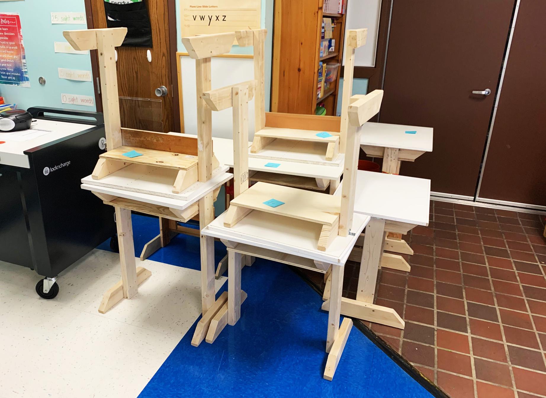 Middletown architect donates 25 handmade desks for students in need - Vimarsana News