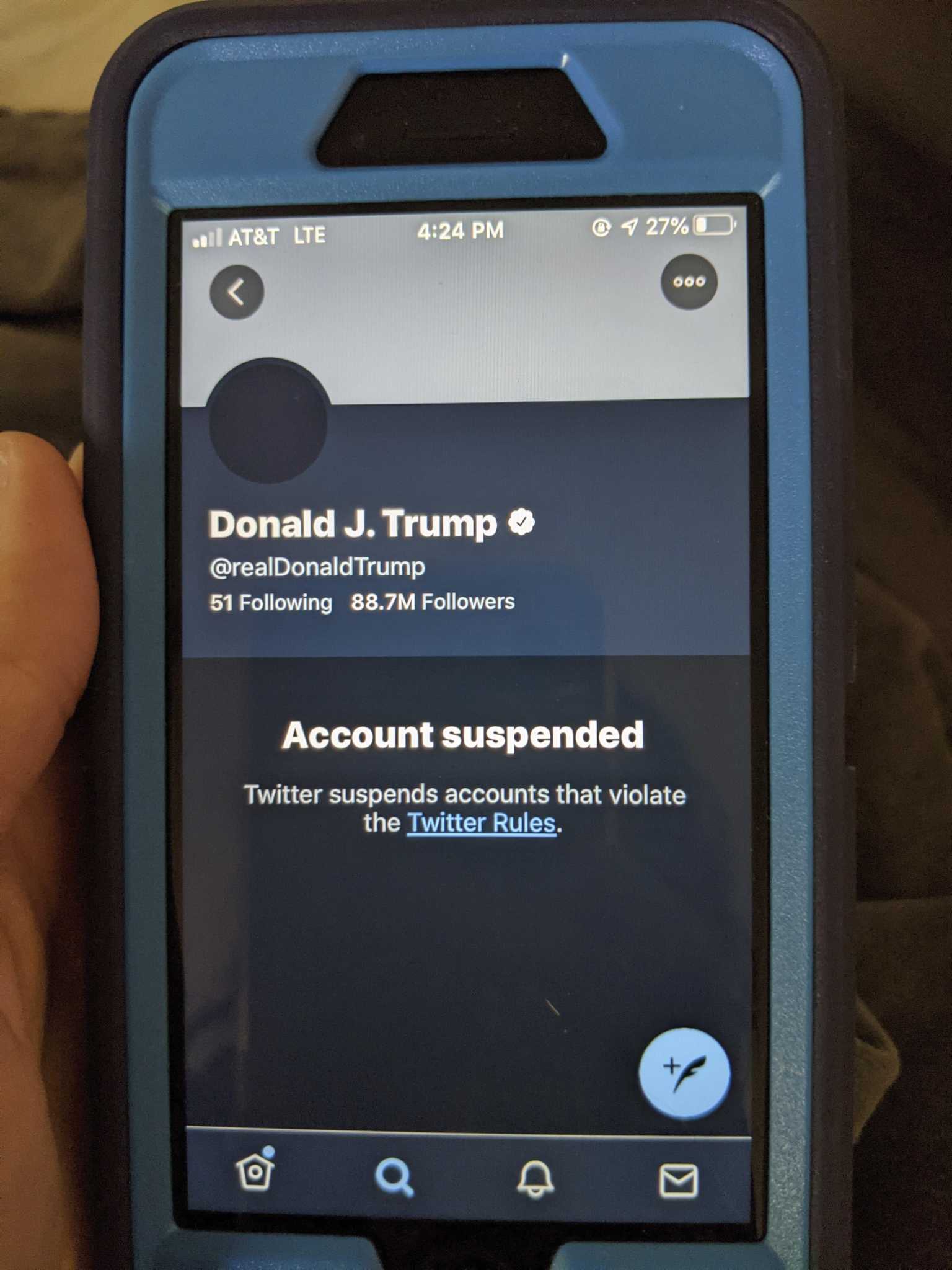 Can Twitter legally bar Trump? The First Amendment says yes - Vimarsana News