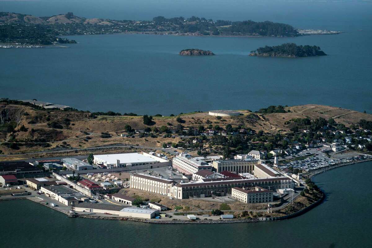 San Quentin Prison in California is pictured on July. President-elect Joe Biden wants to establish a $20 billion grant program that would incentivize states to shift from incarcerating offenders to addressing the underlying causes of crime.
