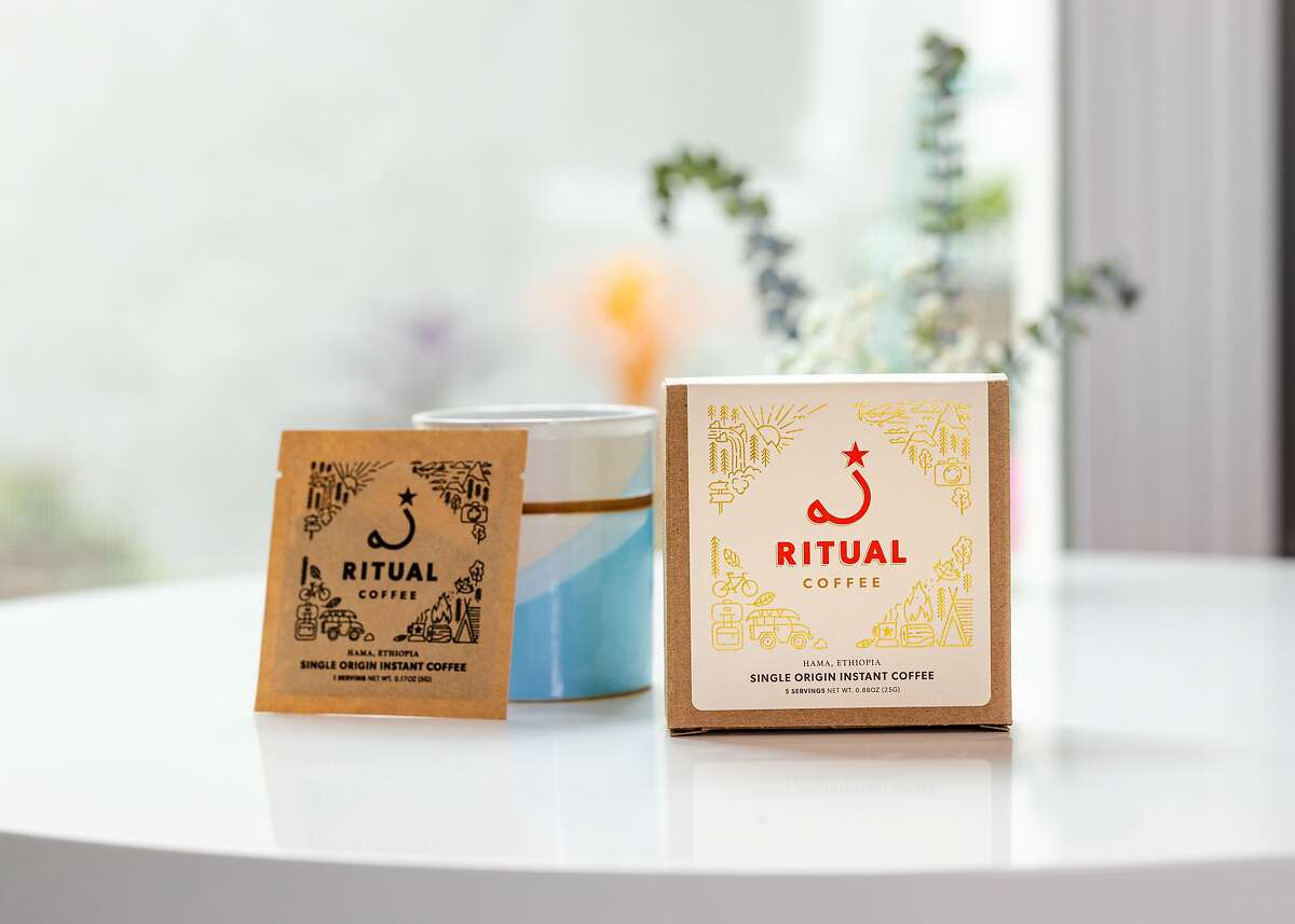 Instant coffee from Ritual Coffee Roasters, one of several Bay Area specialty coffee roasters that recently began offering convenient single-serve options.