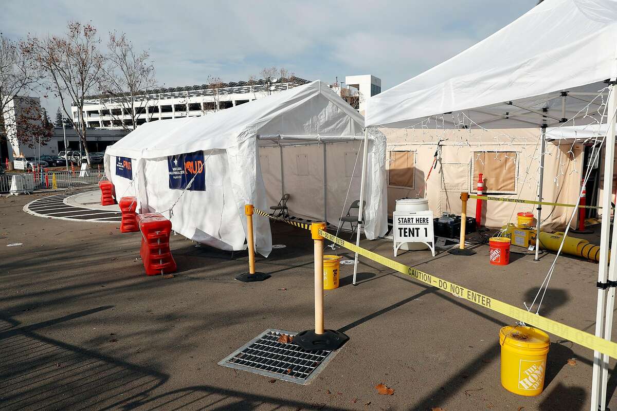 Santa Clara Valley Medical Center Emergency Department triage area in San Jose, Calif., on Thursday, January 7, 2021.