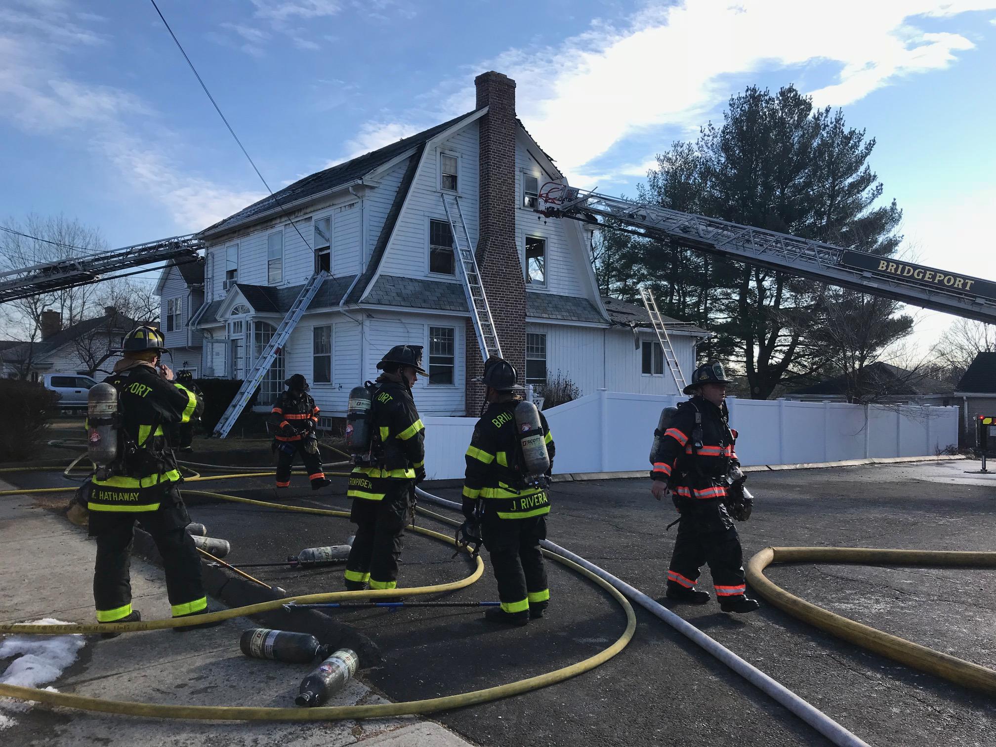 5 Displaced By Two-alarm Fire In Bridgeport