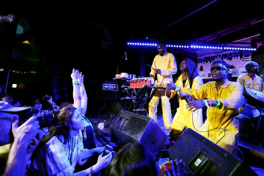 KOKOKO! performs onstage at Music Opening Party during the 2019 SXSW Conference and Festivals at The Main on March 12, 2019 in Austin, Texas. Photo: Hutton Supancic/Getty Images For SXSW / 2019 Hutton Supancic