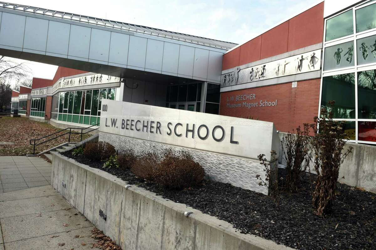 L.W. Beecher Museum Magnet School in New Haven photographed on January 12, 2021.