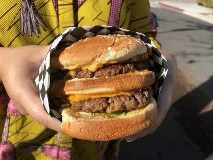 The Tasha Grande at Malibu's Burgers in Oakland.