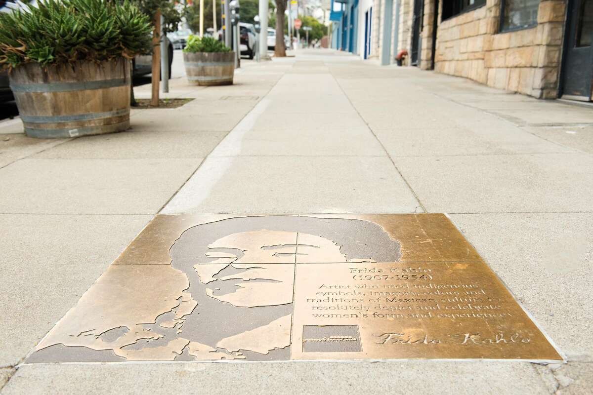 Rainbow Honor Walk is a walking tour in the Castro that features dozens of bronze plaques honoring heroes of the LGTBQ community.