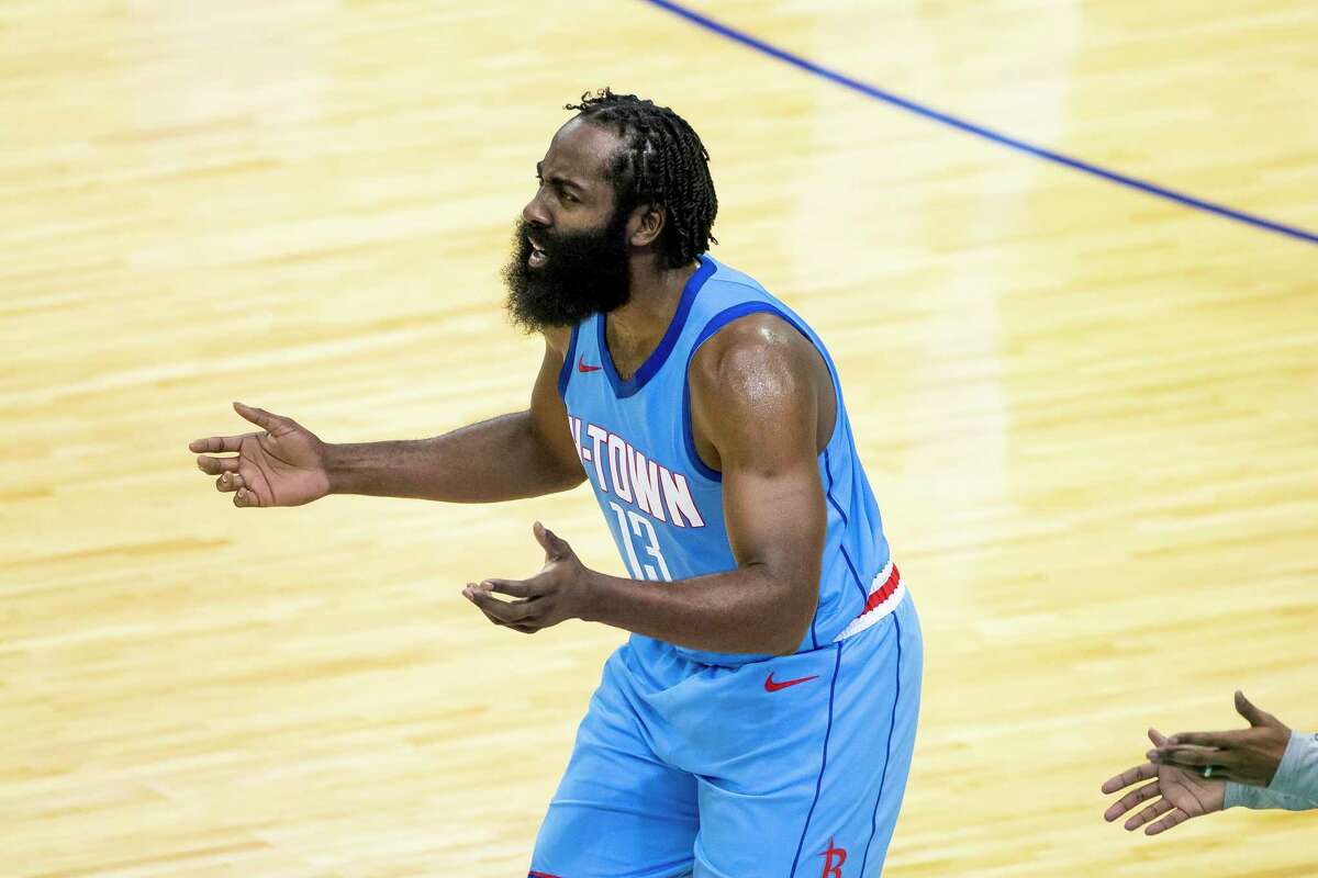 As he was introduced in Philadelphia this week following his trade to the 76ers, James Harden recited a curious version of his exit from Houston, claiming it was a "mutual" decision between him and the Rockets.