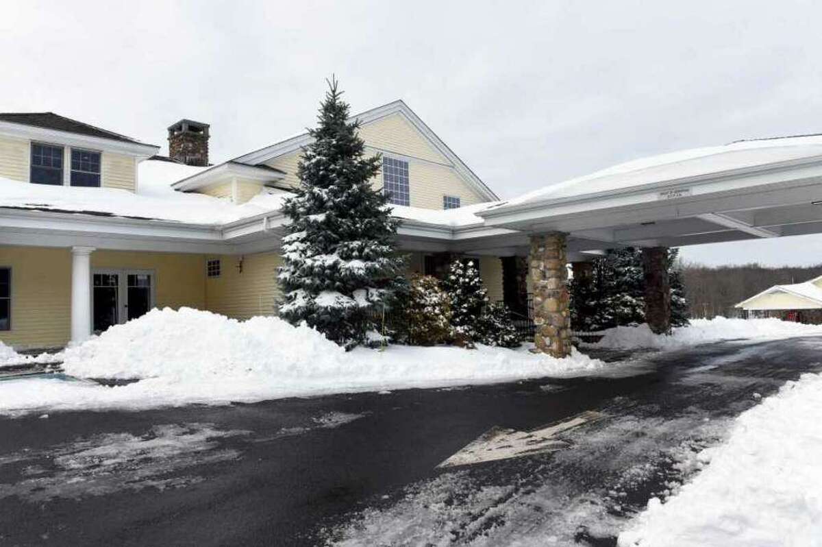 In this file photo, the entrance to the clubhouse at Race Brook County Club in Orange on Dec. 18, 2020.