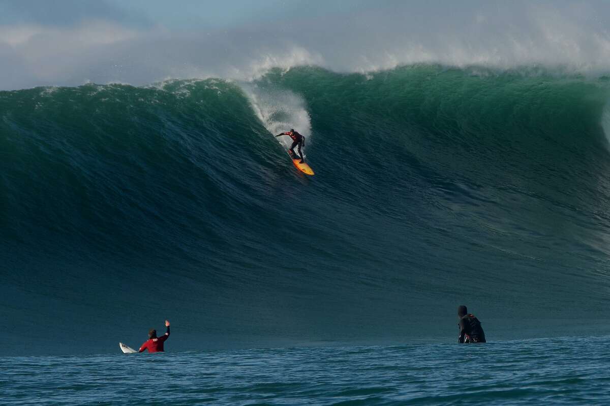 At the age of 51, Santa Cruz surfer Peter Mel performed an historic tube ride at Mavericks on Jan. 8, 2021.