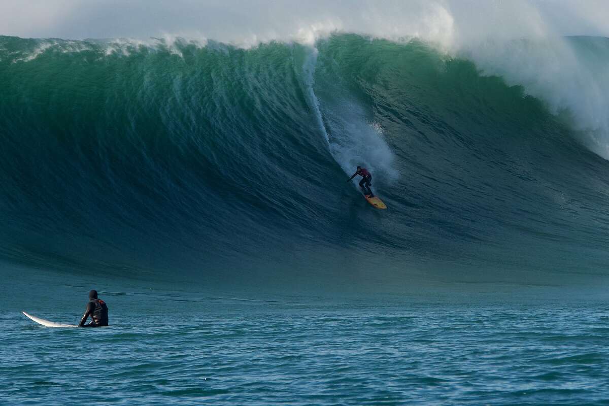 At the age of 51, Santa Cruz surfer Peter Mel performed an historic tube ride at Mavericks on Jan. 8.