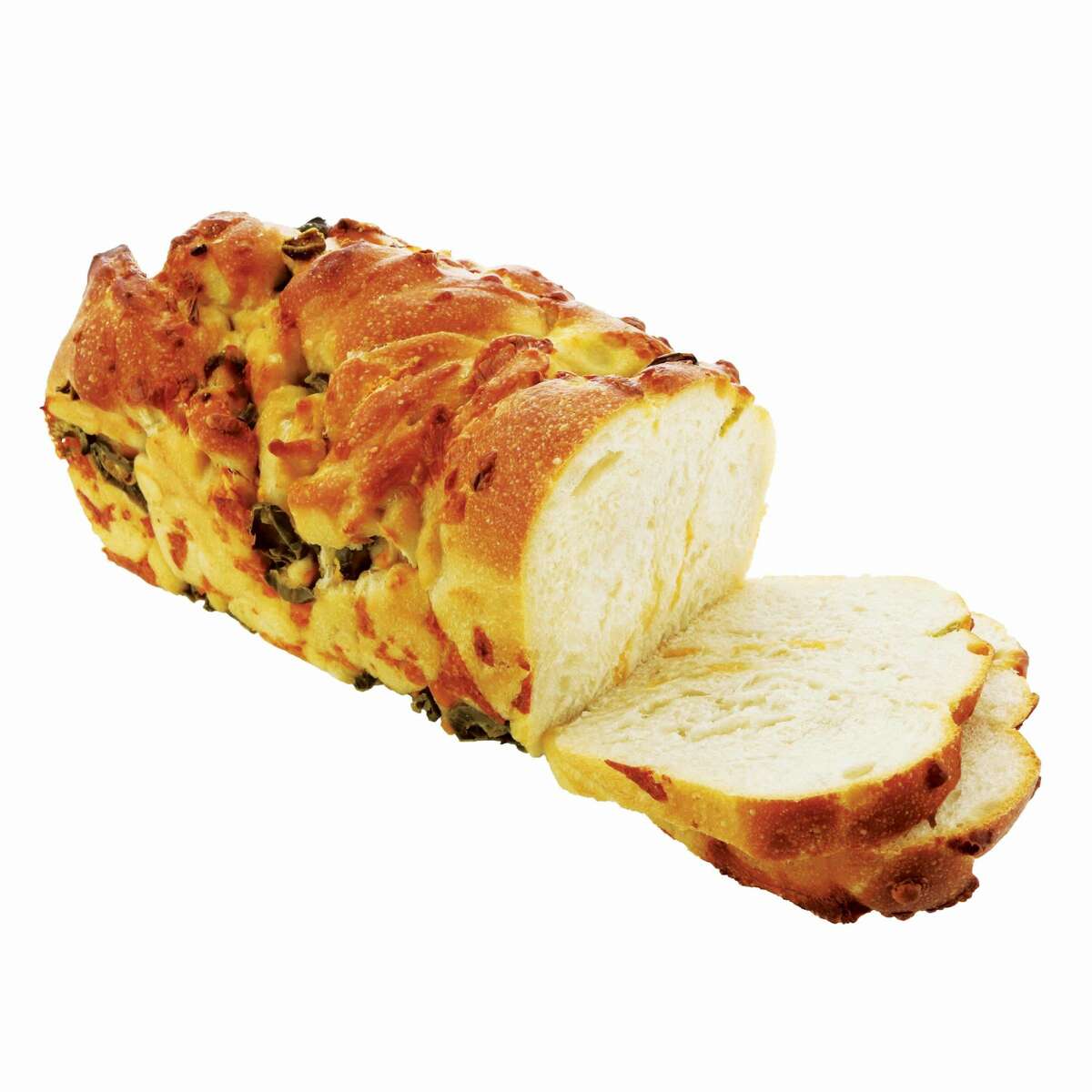 H-E-B Jalapeno Cheese Bread: "jalapeño cheese bread ugh i love it, the blueberry streusel muffins are delicious too," affectionate-secret said.