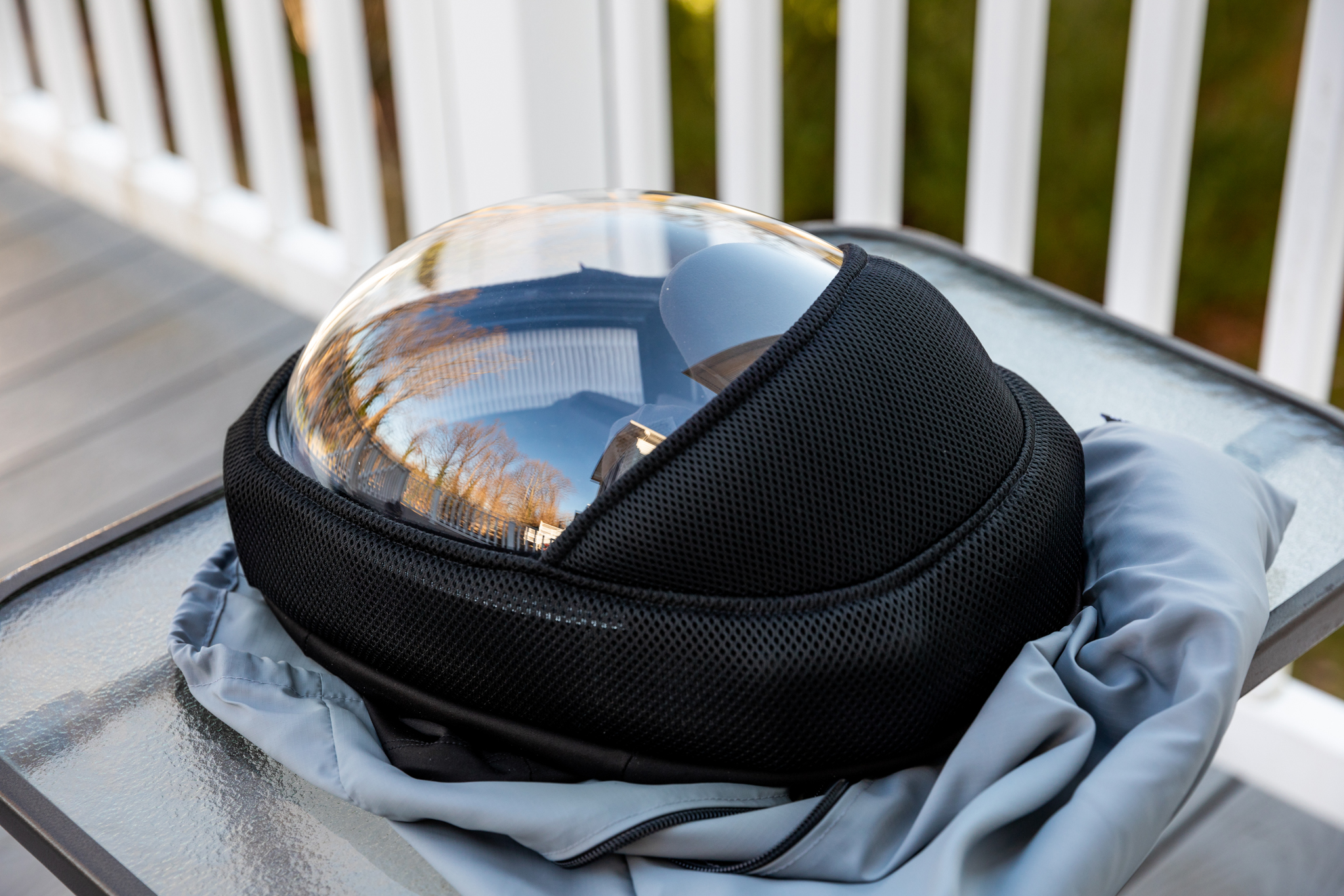 Meet Covidisor, A Practical COVID Helmet That Lets You Drink Coffee