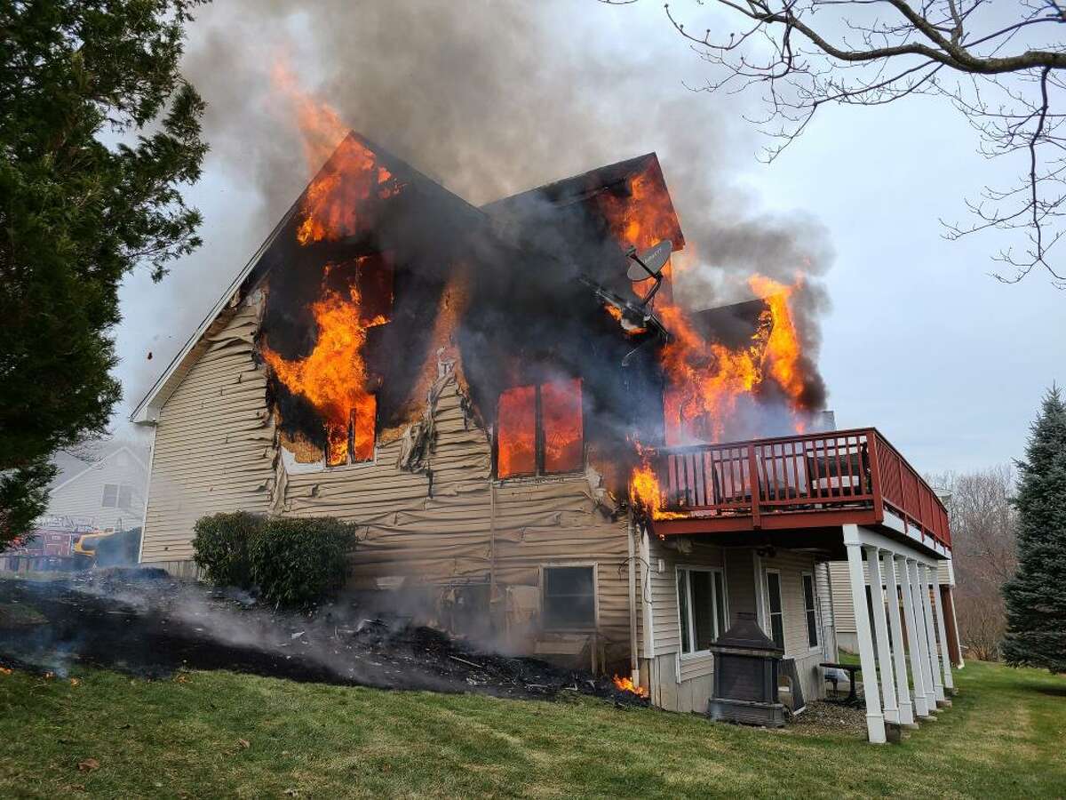 Shelton firefighters responded to a fire at a Waterford Lane home on Thursday, Jan. 14.