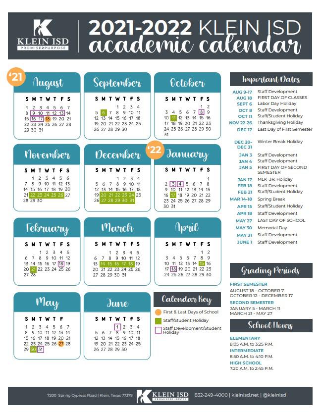 The Woodlands High School 2022 Calendar Calendar 2022 The Woodlands High School 2022 Calendar Calendar 2022
