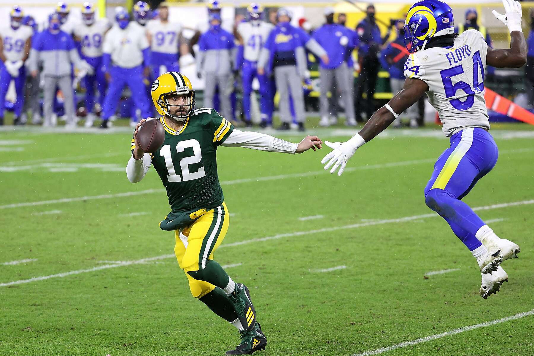 Aaron Rodgers, Packers beat Rams to reach NFC Championship Game 