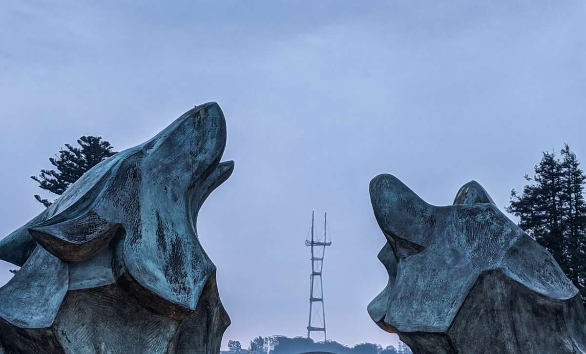 The location of the newest clue - a notable statue of howling wolves - will be revealed on Tuesday.