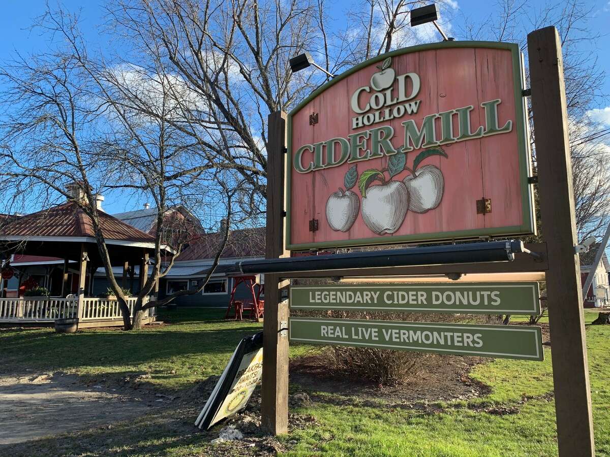 The Cold Hollow Cider Mill in Waterbury Center, Vermont.
