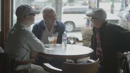 Stills from the film 'Through the Windows' by Petey Barma and Bret Parker showing the historic Twin Peaks Tavern in the Castro.