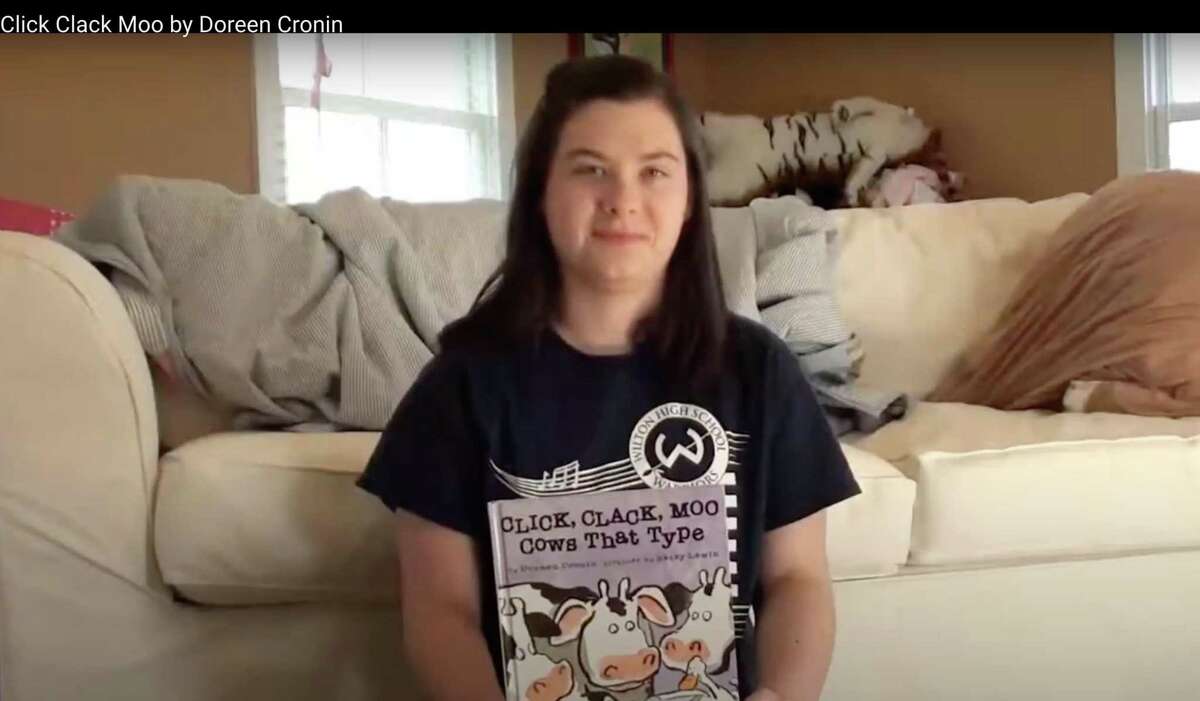 Anastasia Rogozinski began the Read to Me club in her first year at Wilton High School. She's now in her senior year and the club has flourished during the pandemic.