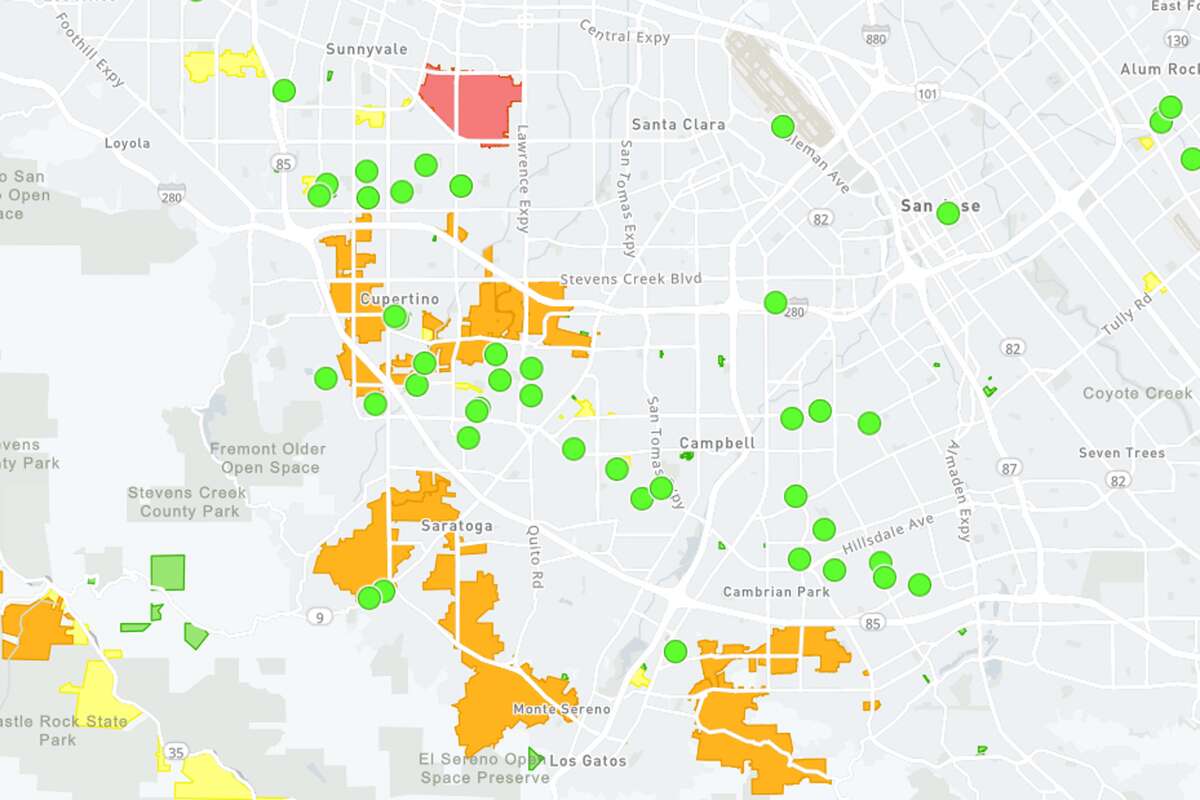 Outage maps: 53,000 without power across San Francisco Bay Area amid