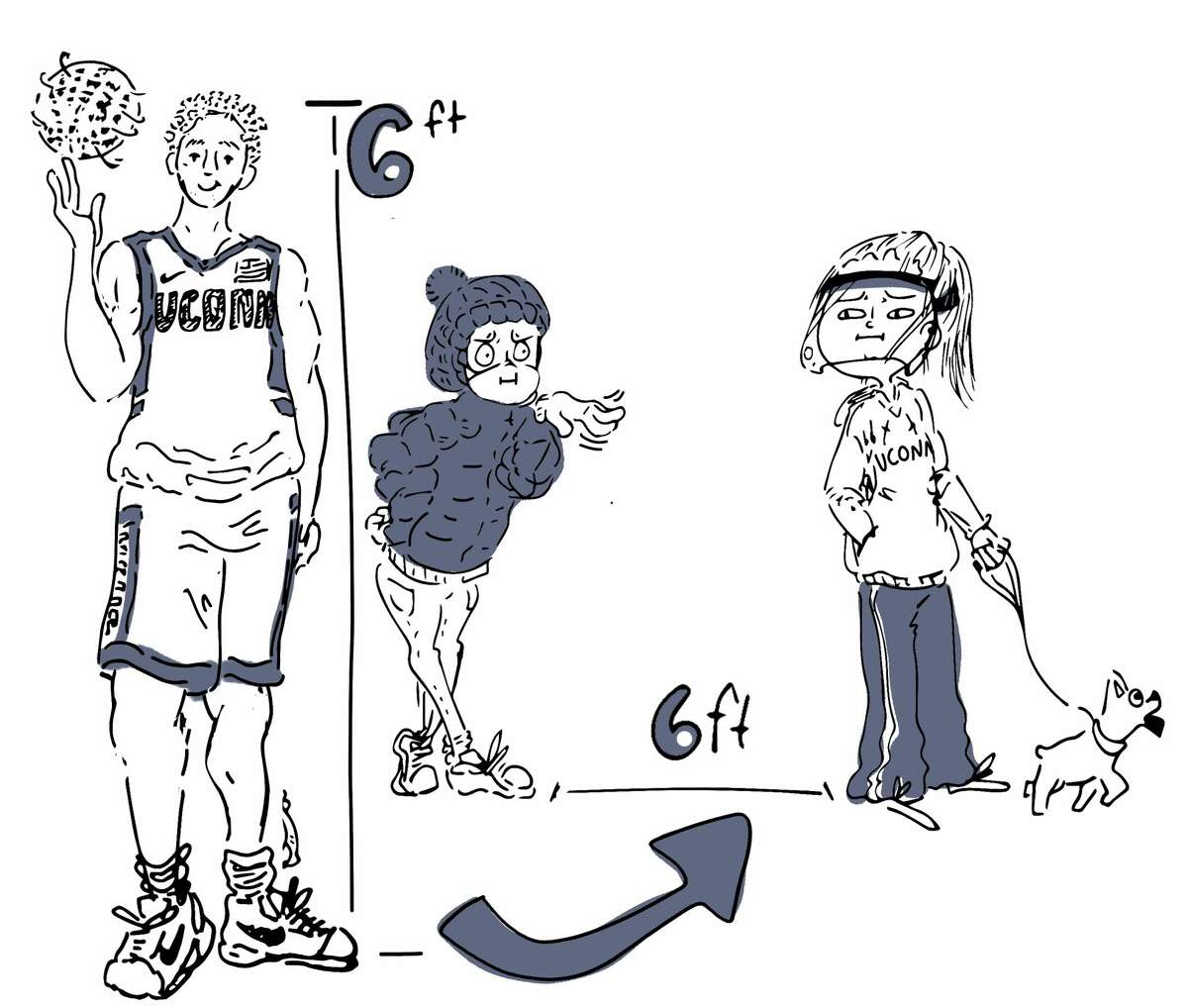 6 Feet: Used to mean someone's height, now means how far away you want people to stand from you.