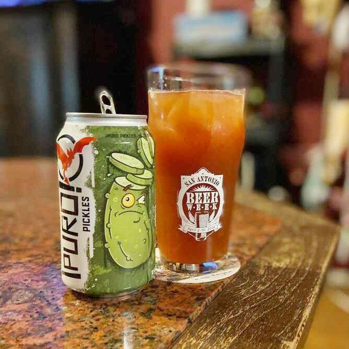 Freetail Brewing's pickle-flavored beer is available at H-E-B locations around San Antonio and Texas. 