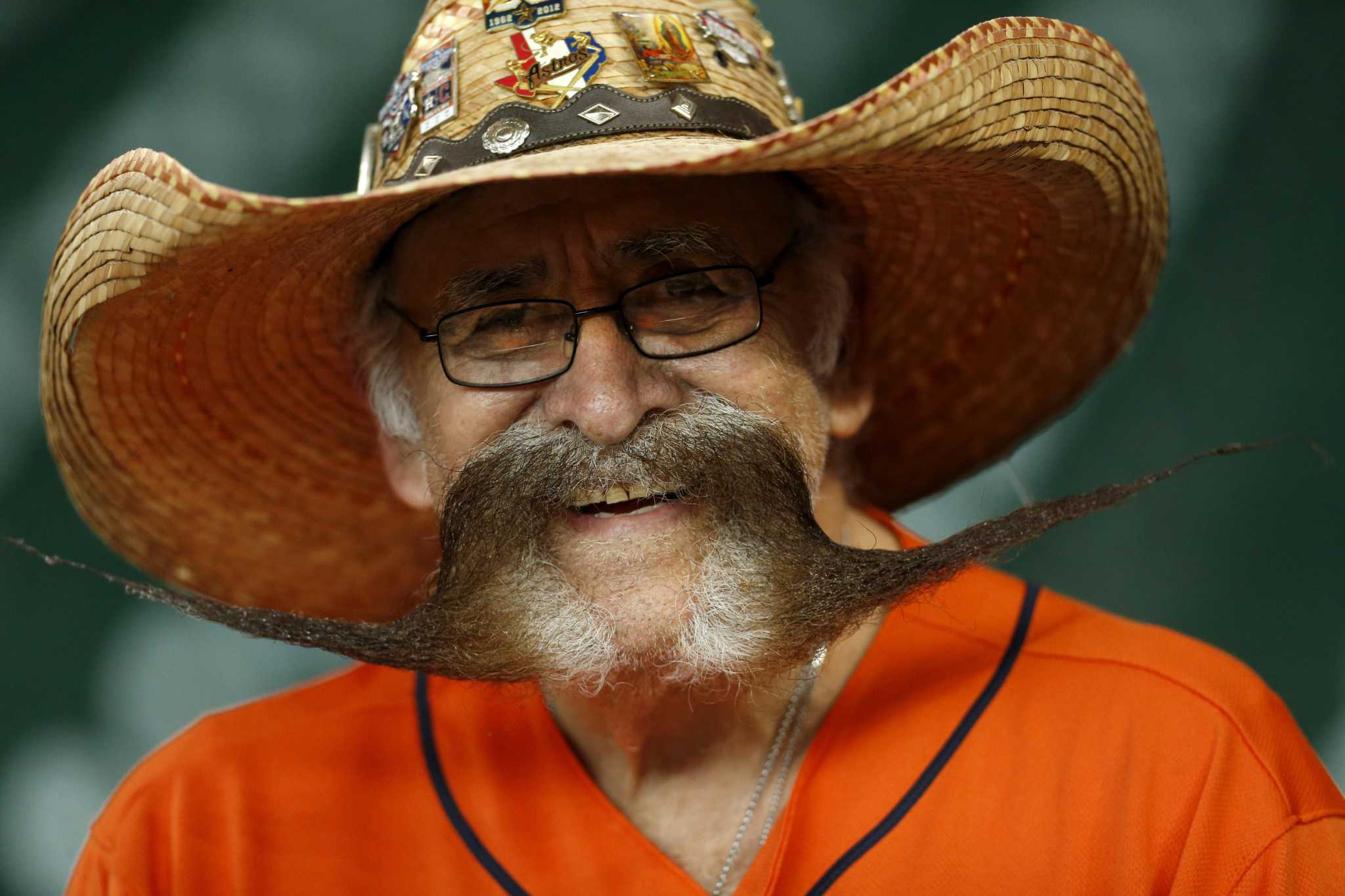 Serious Astros Fan - He's there for every game. Love him. Valentin