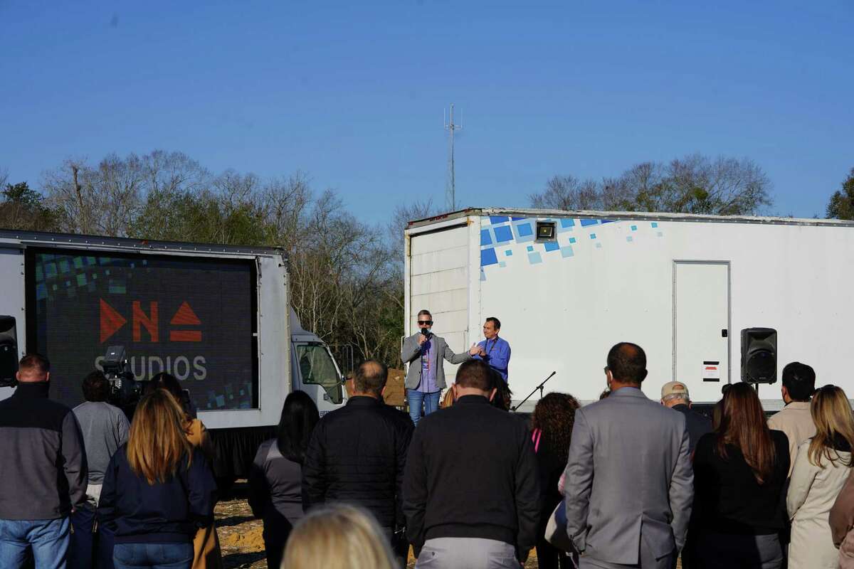 DNA Studios, LLC, held a groundbreaking ceremony on Jan. 7 for a new studio and broadcasting facility.