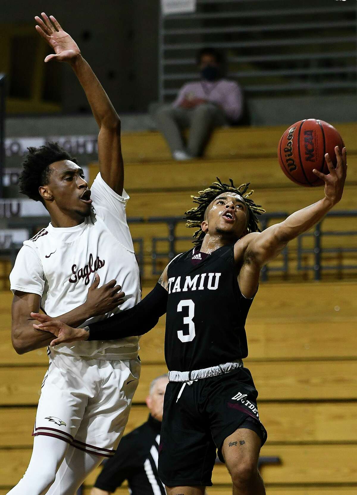 Anthony Scott scored 22 points as TAMIU fell to Oklahoma Christian 79-70 in overtime Tuesday.