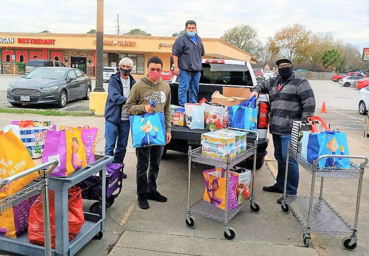 Cypress Assistance Ministries received help from members of Community of Faith and First Community Credit Union during the COVID-19 pandemic