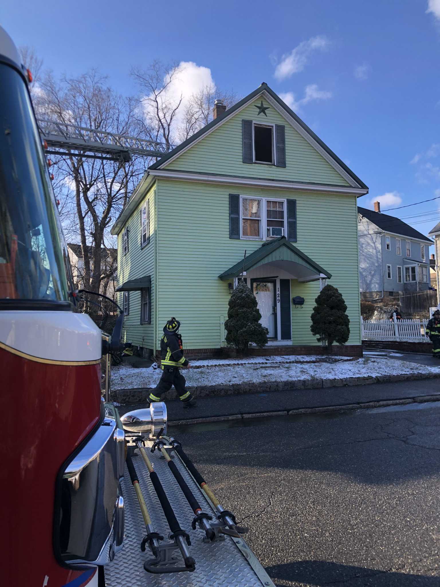 Torrington house damaged by fire; no injuries reported