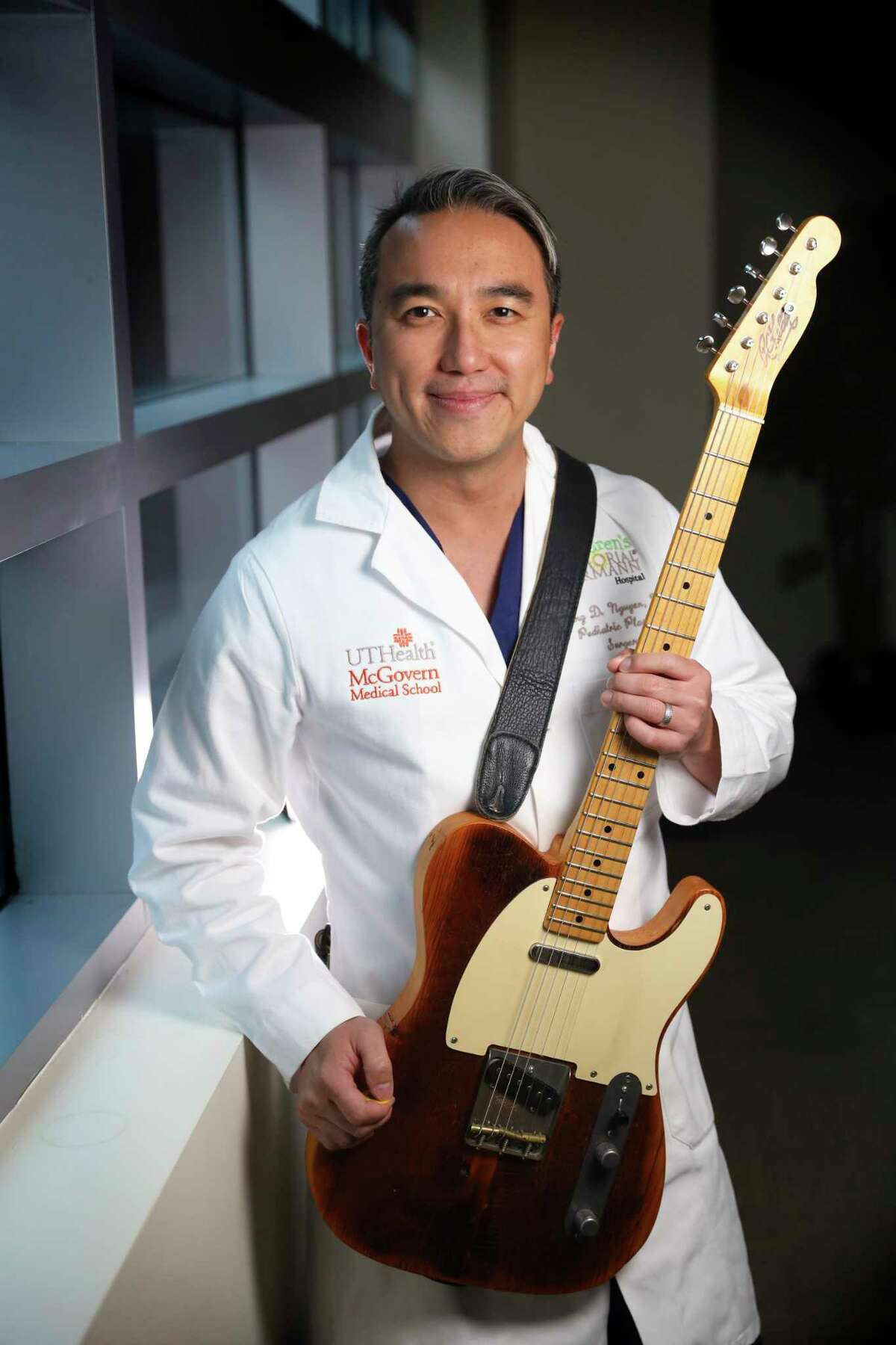Dr. Phuong Nguyen, a pediatric surgeon with UTHealth, performed with Demi Lovato at a celebration on Inauguration Day.