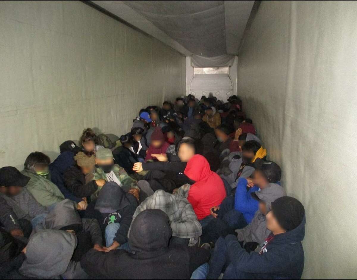 U.S. Border Patrol agents said they continue intercepting human smuggling attempts in tractor-trailers.