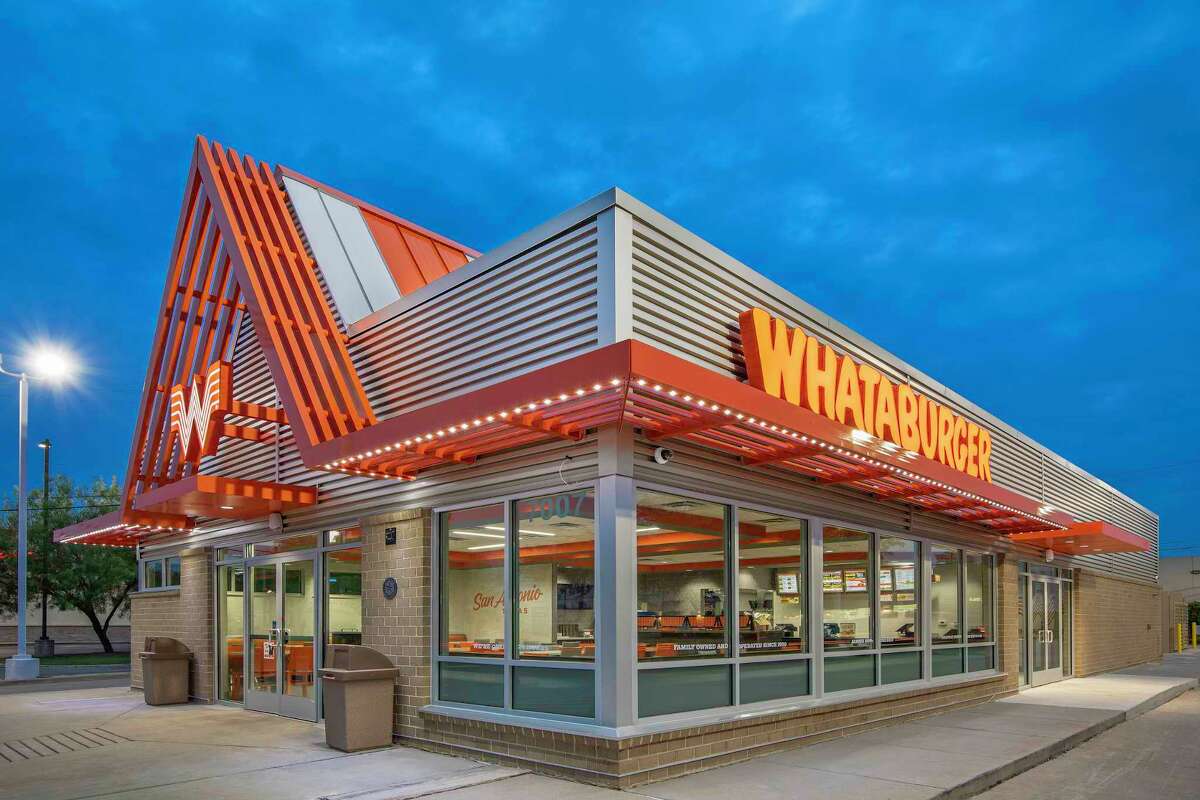 The bright orange "Whataburger" on the side of this location is an example of Comet Signs work.